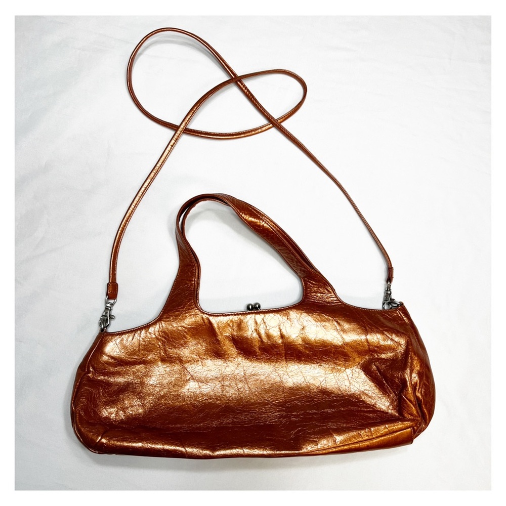 Elegant Metallic Copper Women's Bag